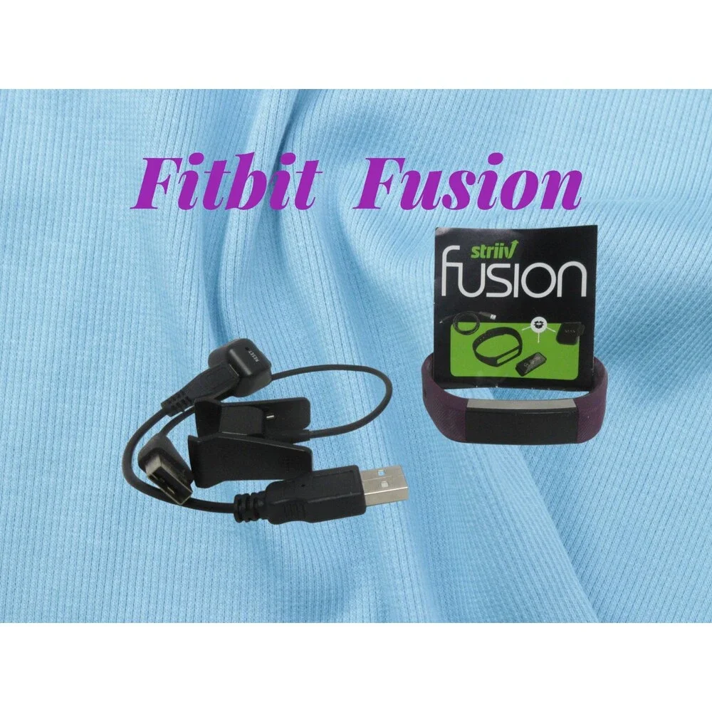 Striiv Fusion Fitness Activity Tracker & Smartwatch with Charging Cradle& Purpl